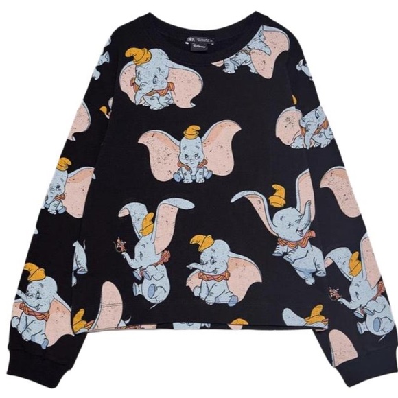 Zara Disney Dumbo Sweatshirt Size L NWT - SOLD OUT - Picture 1 of 8